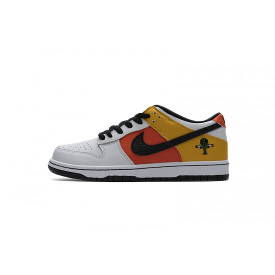 Nike SB Dunk Low "Raygun Home" White Red Orange 304292-802