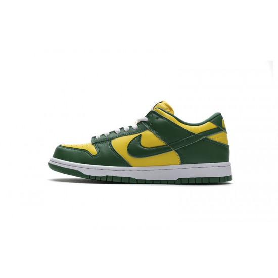 Nike SB Dunk Low SP "Brazil" Green Yellow CU1727-700