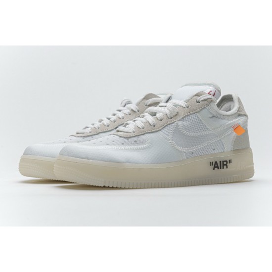 Off-White x Nike Air Force 1 Low "The Ten" White AO4606-100