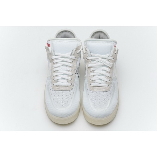 Off-White x Nike Air Force 1 Low The Ten White AO4606-100 Shoes