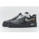 Off-White x Nike Air Force 1 07 Low MOMA Black Silver AV5210-001 Shoes