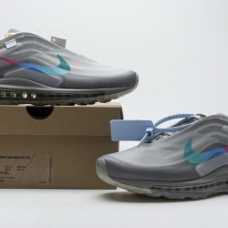 Off-White x Nike Air Max 97 "Wlolf Grey Menta" Grey Blue AJ4585-101