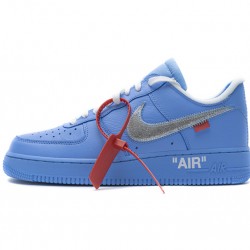 Off-White x Nike Air Force 1 07 Low "MCA" Blue Silver CI1173-400