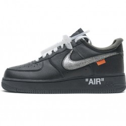 Off-White x Nike Air Force 1 07 Low "MOMA" Black Silver AV5210-001