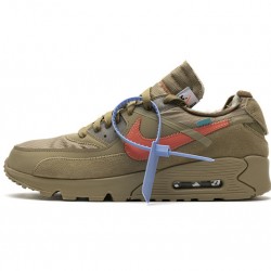 Off-White x Nike Air Max 90 "Desert Ore" Brown Orange AA7293-200