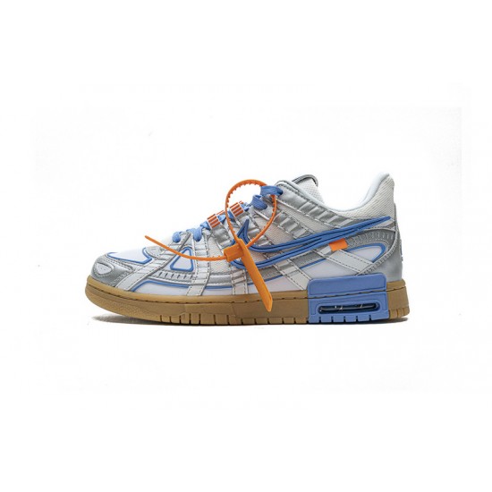 Off-White x Nike Air Rubber Dunk "University Blue" Blue Grey CU6015-100