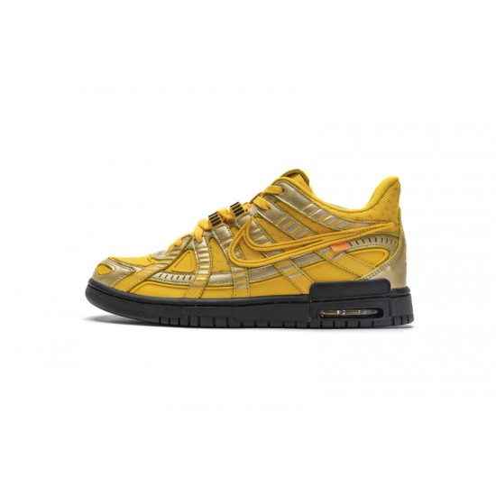 Off-White x Nike Air Rubber Dunk "University Gold" Yellow Gold CU6015-700