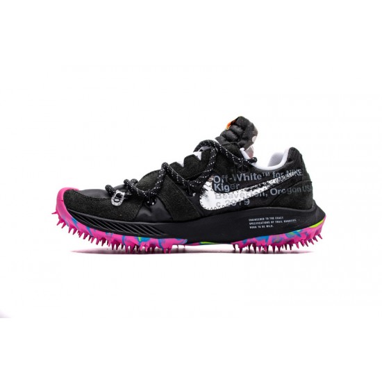 Off-White x Nike Zoom Terra Kiger 5 Black Purple CD8179-001