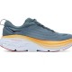 Hoka Bondi 8 Deep Grey Yellow White Women Men Sport Shoes