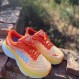 Hoka Bondi 8 Orange Yellow White Women Men Sport Shoes