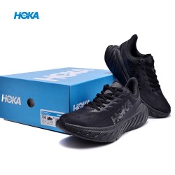 Hoka Carbon X2 All Black Women Men Sport Shoes