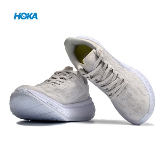 Hoka Carbon X2 Beige White Women Men Sport Shoes