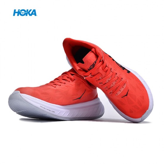 Hoka Carbon X2 Red Black Women Men Sport Shoes