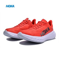 Hoka Carbon X2 Red Black Women Men Sport Shoes