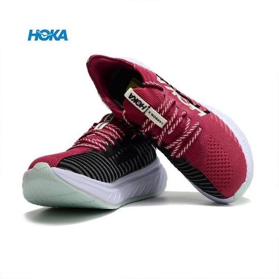 Hoka Carbon X3 Win-Red Black White Women Men Sport Shoes