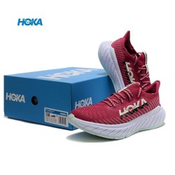 Hoka Carbon X3 Win-Red Black White Women Men Sport Shoes