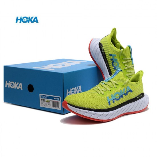 Hoka Carbon X3 Yellow Green Blue Red Women Men Sport Shoes