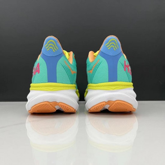 Hoka Mafate Speed Blue Pink Yellow Women Men Sport Shoes