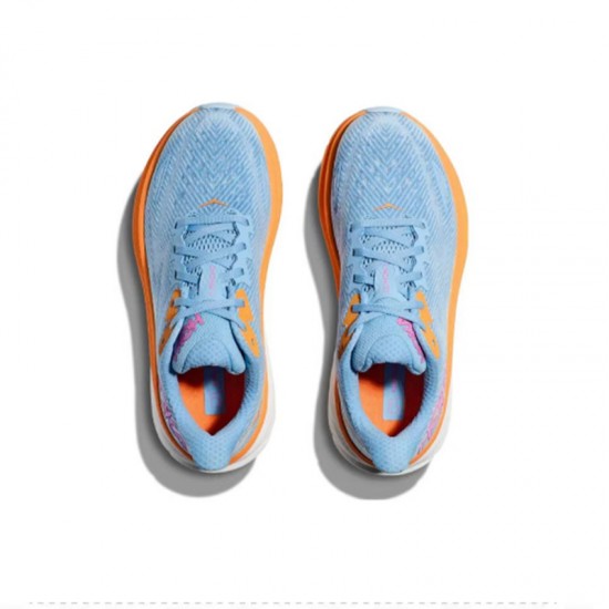 Hoka Clifton 9 Pink Blue Orange Women Men Sport Shoes