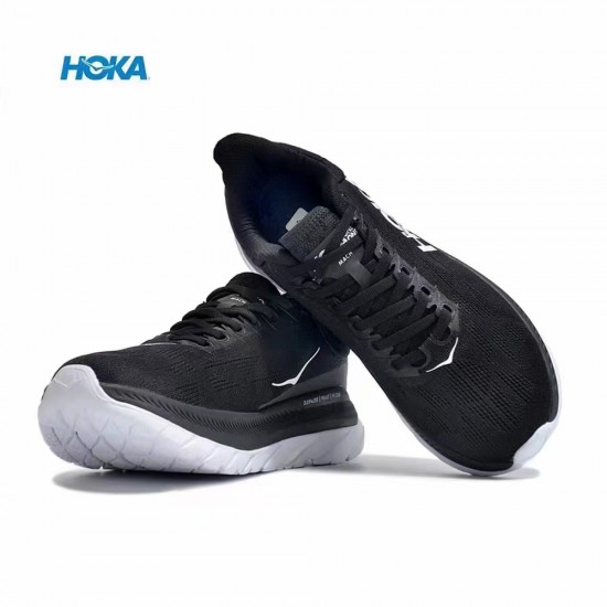 Hoka Mach 4 Black White Women Men Sport Shoes
