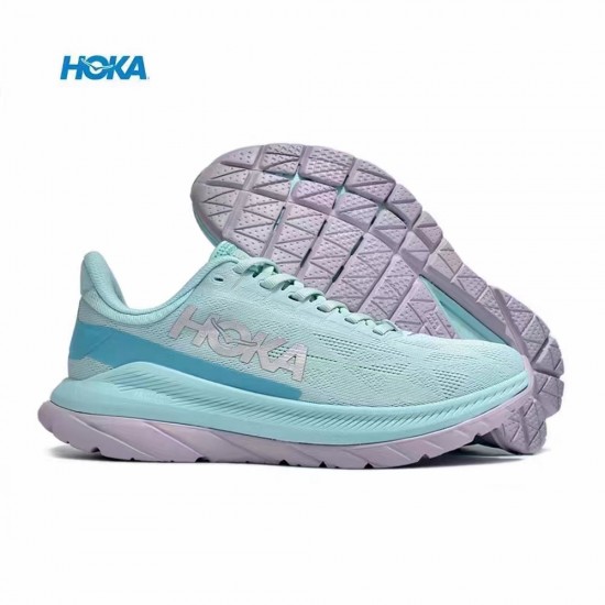 Hoka Mach 4 Navy Grey Women Men Sport Shoes