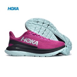 Hoka Mach 4 Purple Black White Women Men Sport Shoes