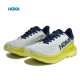 Hoka Mach 4 Yellow Grey Deep Blue Women Men Sport Shoes