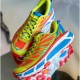 Hoka Mafate Speed Blue Red Yellow Women Men Sport Shoes