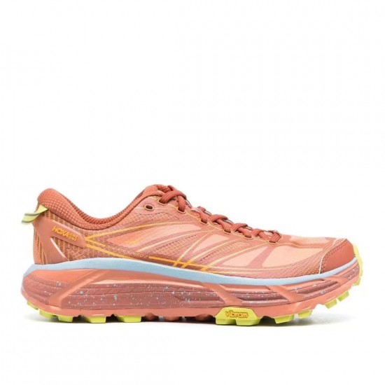 Hoka Mafate Speed Brown Yellow Women Men Sport Shoes