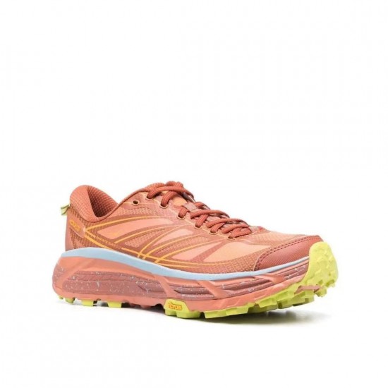 Hoka Mafate Speed Brown Yellow Women Men Sport Shoes