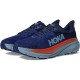 Hoka Mafate Speed Challenger 7 Deep Blue Orange Women Men Sport Shoes