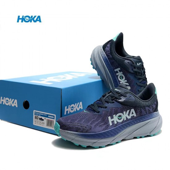 Hoka Mafate Speed Challenger 7 Deep Blue Women Men Sport Shoes