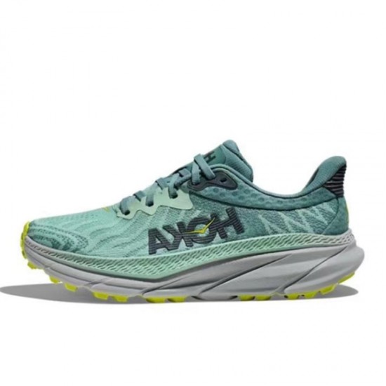 Hoka Mafate Speed Challenger 7 Grey Green Women Men Sport Shoes