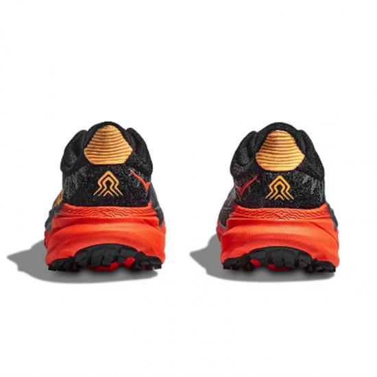 Hoka Mafate Speed Challenger 7 Orange Black Gold Women Men Sport Shoes