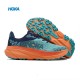 Hoka Mafate Speed Challenger 7 Orange Blue Women Men Sport Shoes