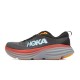 Hoka Bondi 8 Black Orange White Women Men Sport Shoes