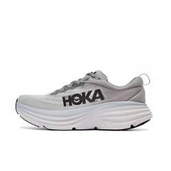 Hoka Bondi 8 Grey Black Women Men Sport Shoes