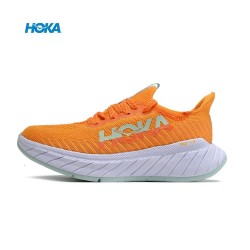 Hoka Carbon X3 Orange White Women Yellow Men Sport Shoes