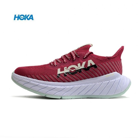 Hoka Carbon X3 Win-Red Black White Women Men Sport Shoes