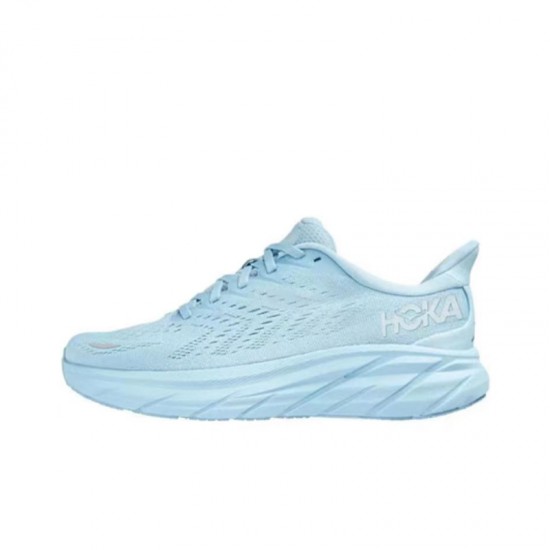 Hoka Clifton 8 Ltblue Women Men Sport Shoes