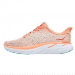 Hoka Clifton 8 Orange White Women Men Sport Shoes