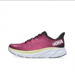 Hoka Clifton 8 Win-Red Black White Women Men Sport Shoes