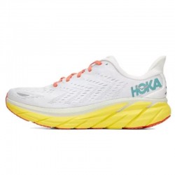 Hoka Clifton 8 Yellow Grey Orange Women Men Sport Shoes