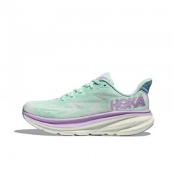 Hoka Clifton 9 Ltblue Purple Women Men Sport Shoes