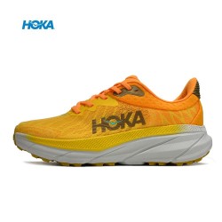 Hoka Mafate Speed Challenger 7 Yellow Orange Women Men Sport Shoes