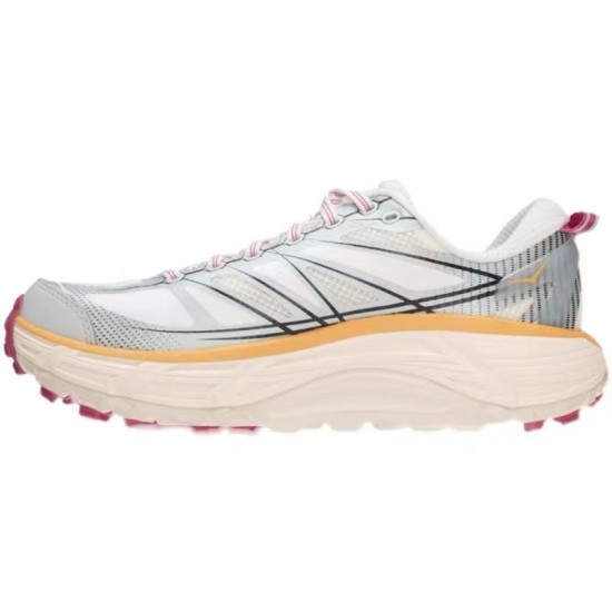 Hoka Mafate Speed White Grey Red Women Men Sport Shoes